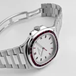 Replica Patek Philippe Nautilus 5711/112P-010 Platinum White Dial Ruby Bezel - Image 5