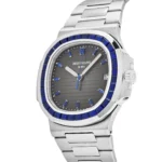 Replica Patek Philippe Nautilus 5711/111P-001 Platinum Blue Sapphire - Image 4