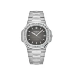 Replica Patek Philippe Nautilus 5711/110P-001 Platinum Grey Dial Diamond Bezel