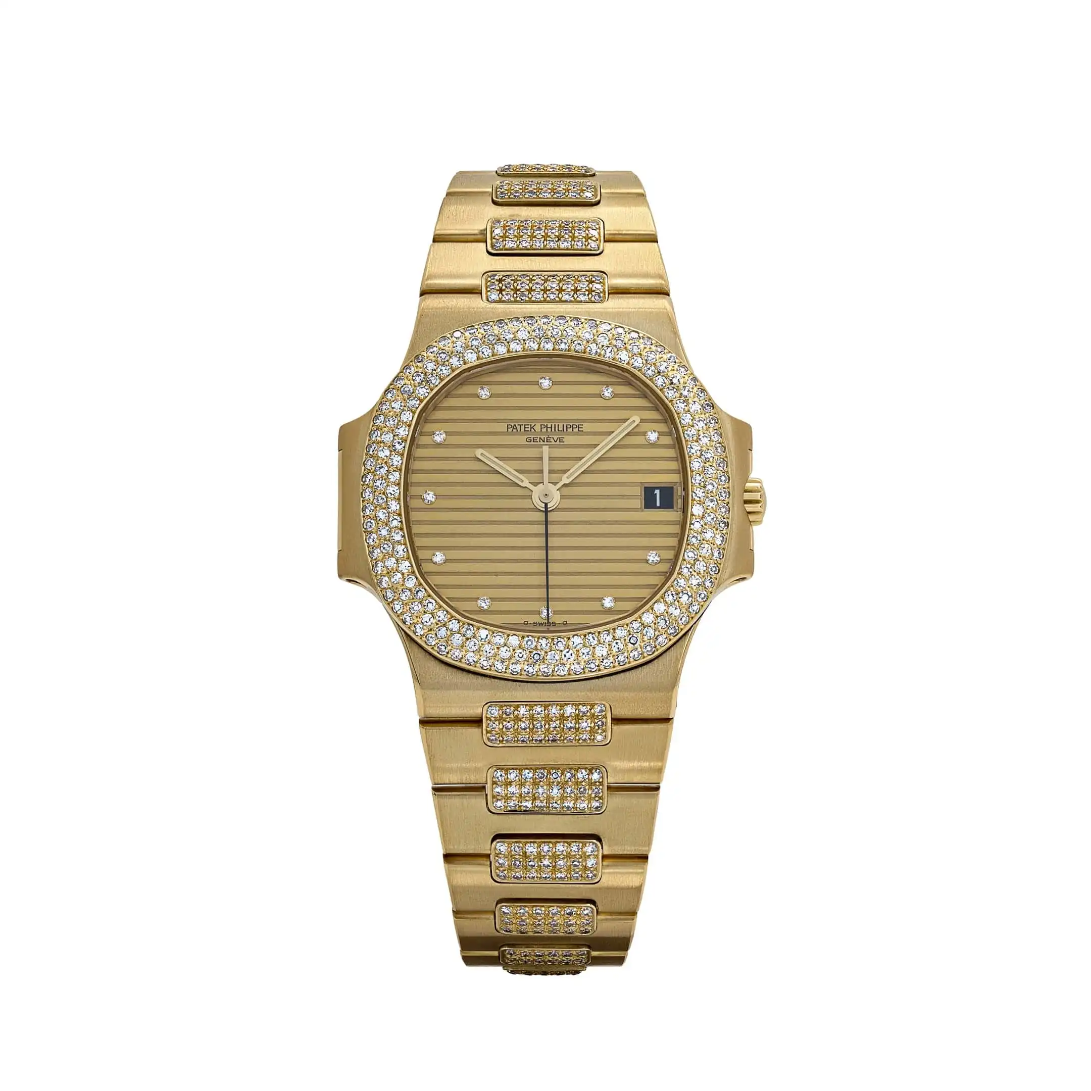gb13mazbmpa.webp Replica Patek Philippe Nautilus 3800/5 Yellow Gold Glided Gold Diamond Dial - Image 1
