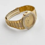 Replica Patek Philippe Nautilus 3800/5 Yellow Gold Glided Gold Diamond Dial - Image 5