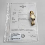 Replica Patek Philippe Nautilus 3800/5 Yellow Gold Glided Gold Diamond Dial - Image 11