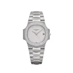 Replica Patek Philippe Nautilus 3800/4G-001 White Gold White Dial Diamond Set