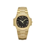 Replica Patek Philippe Nautilus 3800/1J-017 Yellow Gold Black Dial