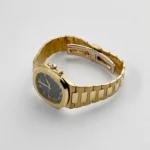 Replica Patek Philippe Nautilus 3800/1J-017 Yellow Gold Black Dial - Image 5