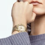Replica Patek Philippe Nautilus 3800/1J-001 Yellow Gold White Dial - Image 2