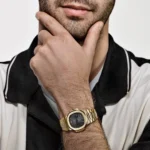 Replica Patek Philippe Nautilus 3800/1 Yellow Gold Black Dial - Image 2