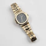 Replica Patek Philippe Nautilus 3800/1 Yellow Gold Black Dial - Image 4