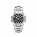 Replica Patek Philippe Nautilus 3711/1G-001 Date White Gold Black Dial
