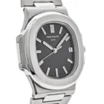 Replica Patek Philippe Nautilus 3711/1G-001 Date White Gold Black Dial - Image 4