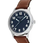Replica Patek Philippe Limited Edition "New York" Calatrava Pilot Steel Blue Dial 5522A-001 - Image 3