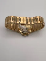 Replica Patek Philippe Nautilus 7118/1R-010 Tiffany u0026 Co. 'Ladies' Rose Gold Date - Image 4