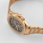 Replica Patek Philippe Nautilus 7010/1R-010 'Ladies' Rose Gold Brown Dial Diamond Bezel - Image 4