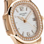 Replica Patek Philippe Nautilus 7010/1R-011 'Ladies' Quartz Rose Gold Diamond Bezel - Image 3