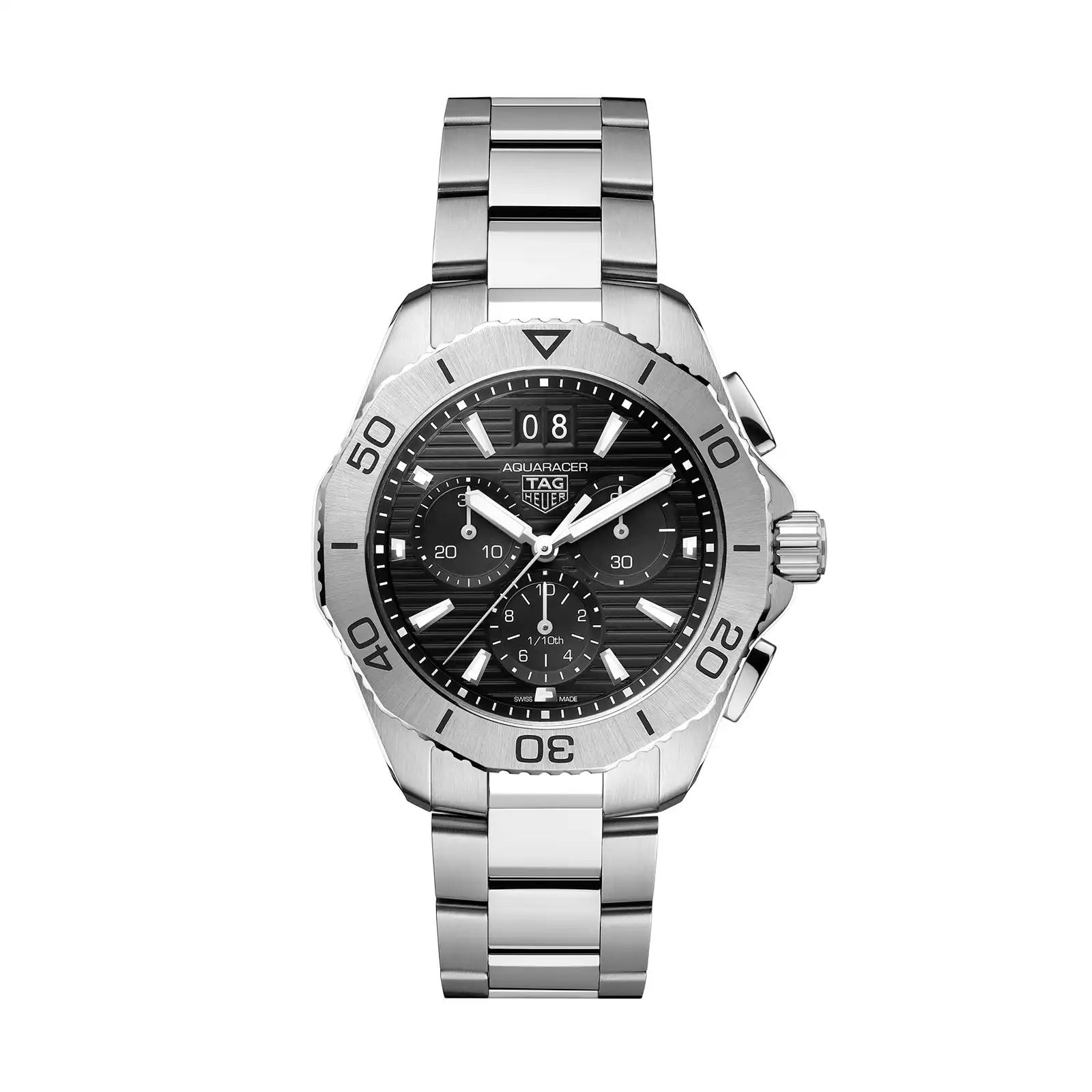 josy34gxnsr.webp TAG Heuer Aquaracer Chronograph 40mm Mens Replica Black CBP1110.BA0627 - Image 1