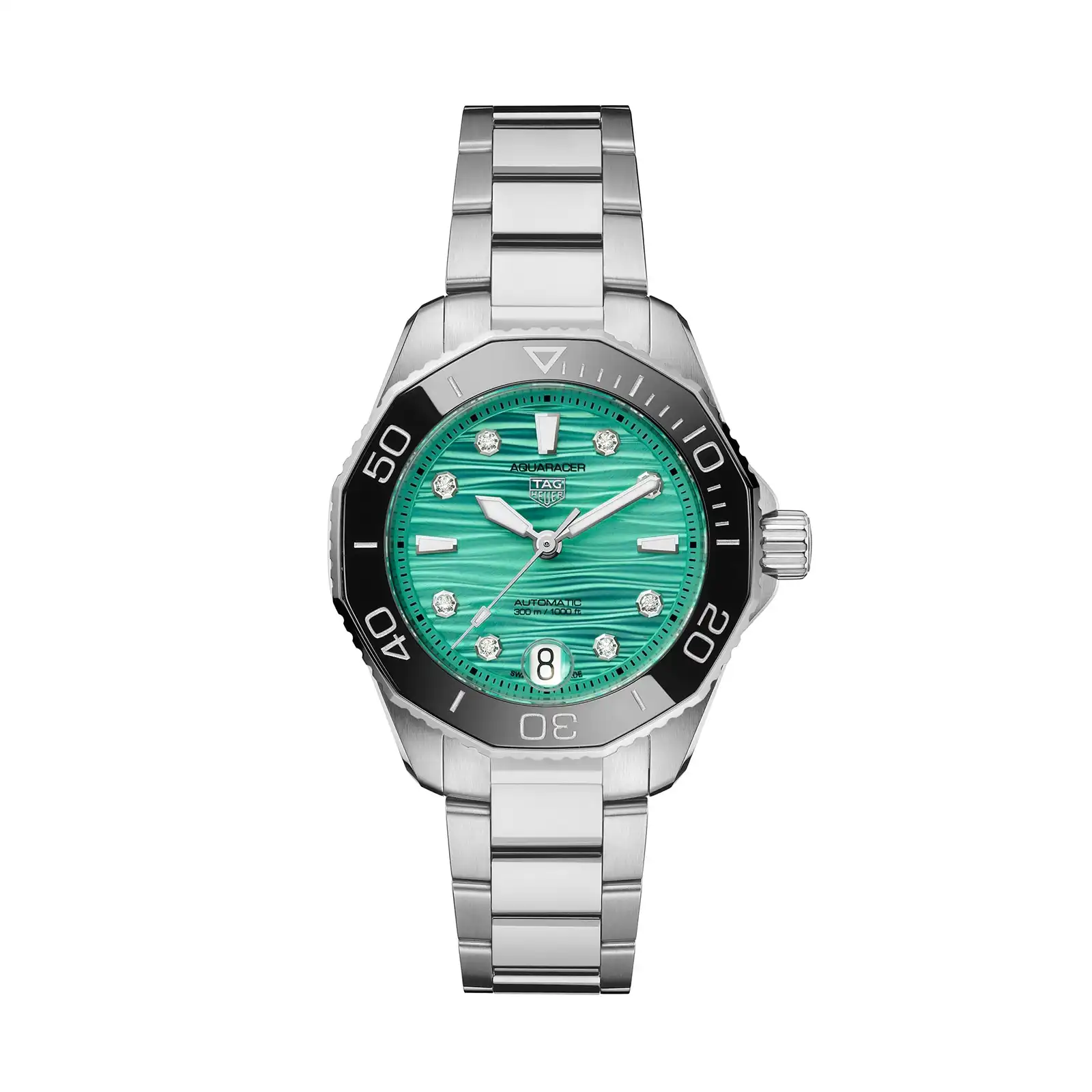 kshii00u1hw.webp TAG Heuer Aquaracer Professional 300 36mm Ladies Replica Turquoise WBP231K.BA0618 - Image 1