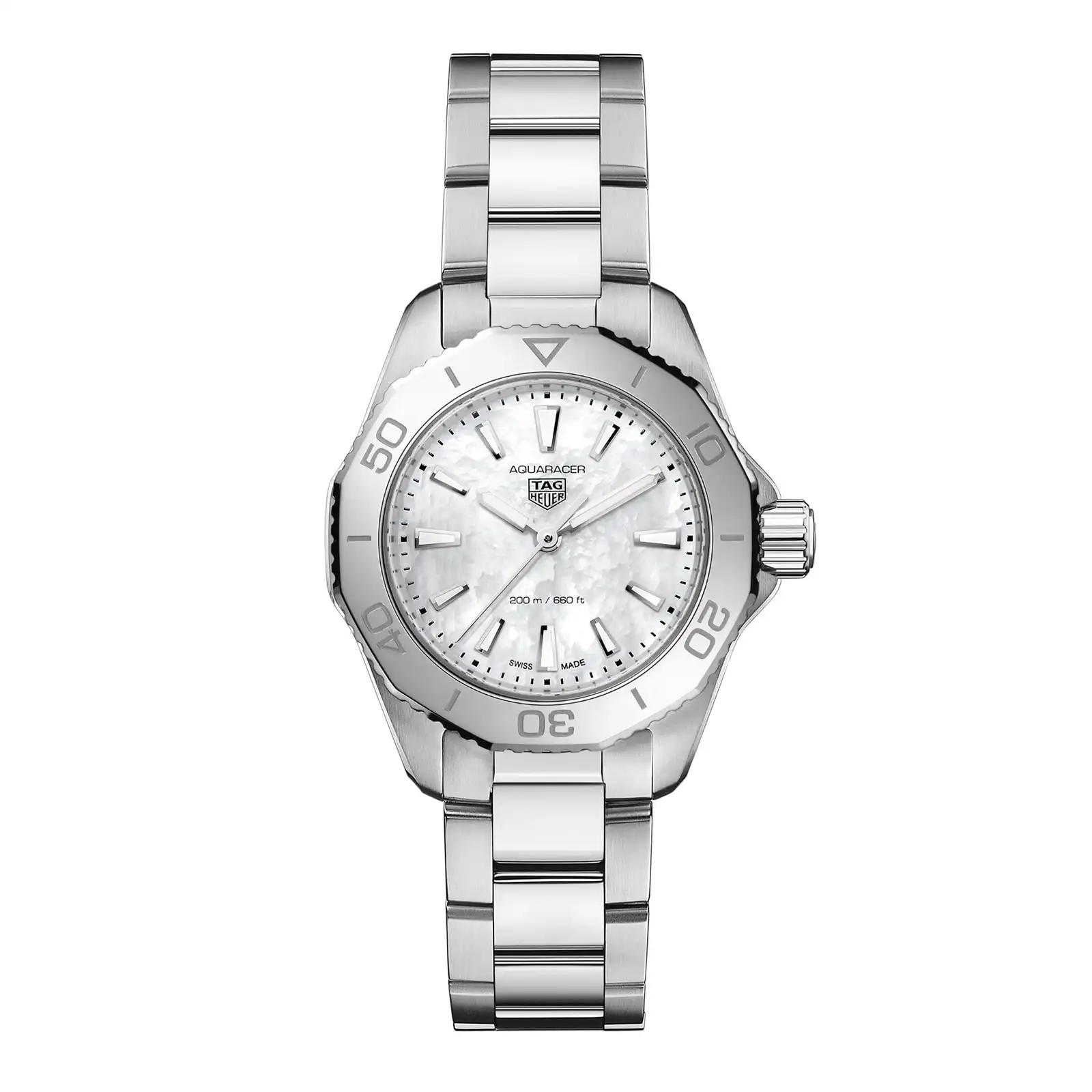 evleckhjhxa.webp TAG Heuer Aquaracer Professional 200 30mm Ladies Replica Mother Of Pearl WBP1418.BA0622 - Image 1