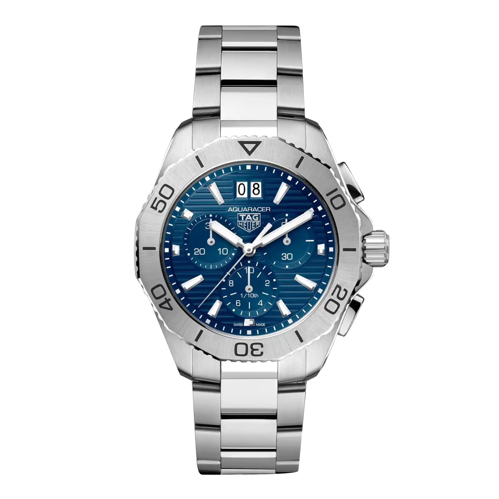 p2rqjevyhu4.webp TAG Heuer Aquaracer Professional 200 Chronograph 40mm Mens Replica Blue CBP1113.BA0627 - Image 1