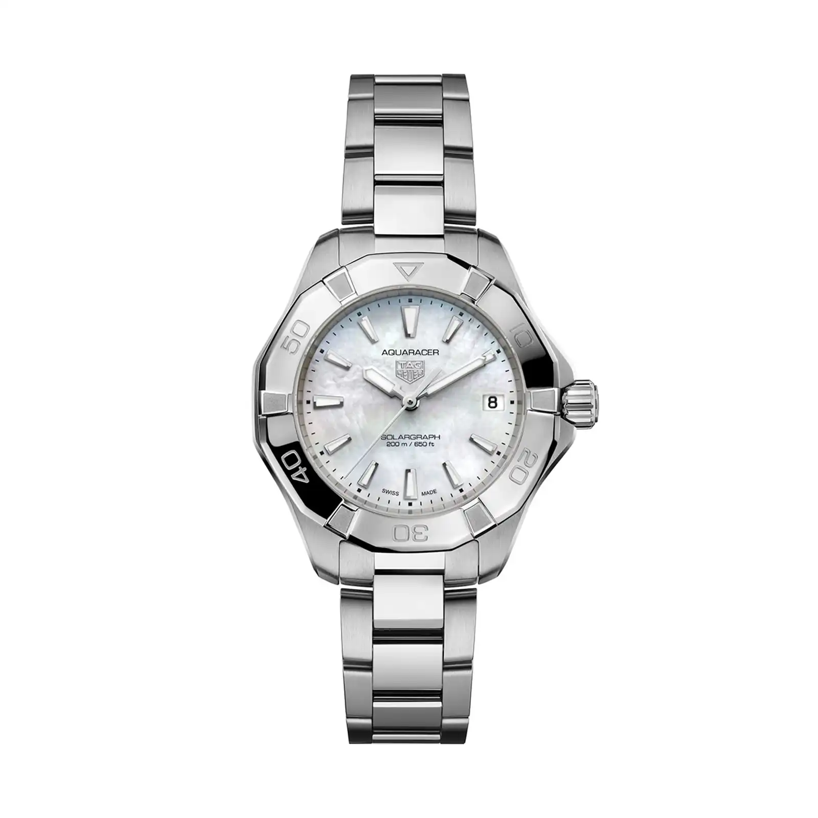 otfy5jnird3.webp TAG Heuer Aquaracer Professional 200 Solargraph 34mm Ladies Replica Mother Of Pearl WBP1312.BA0005 - Image 1