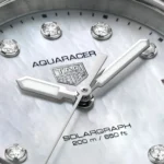 TAG Heuer Aquaracer Professional 200 Solargraph 34mm Ladies Replica Mother Of Pearl Diamonds WBP1313.BA0005 - Image 3