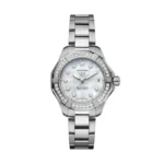 TAG Heuer Aquaracer Professional 200 Solargraph 34mm Ladies Replica Mother Of Pearl Diamonds WBP1314.BA0005