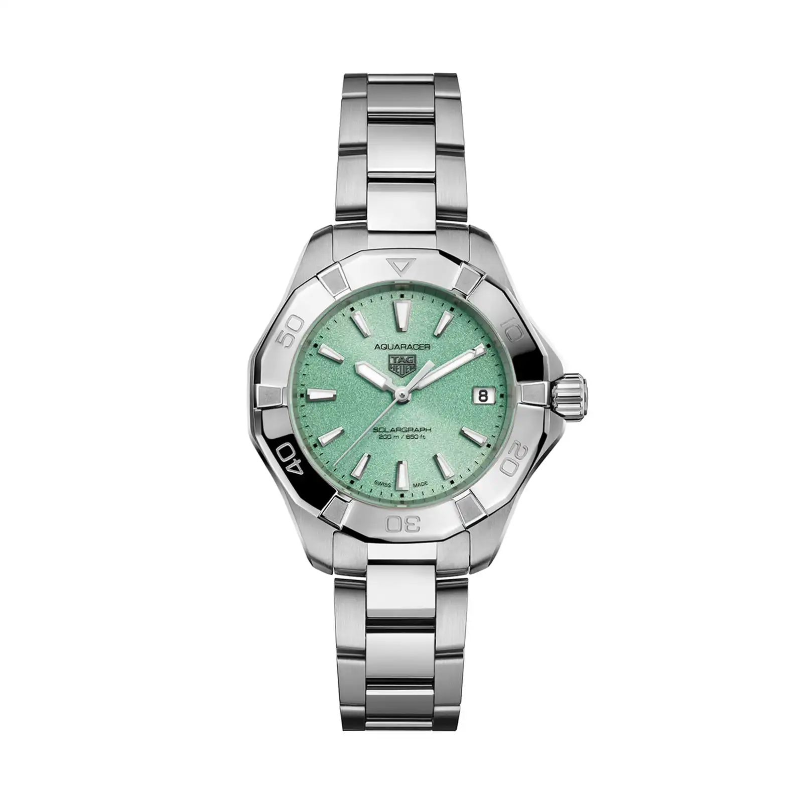 1yfvlgdhtnz.webp TAG Heuer Aquaracer Professional 200 Solargraph 34mm Ladies Replica Turquoise WBP1315.BA0005 - Image 1