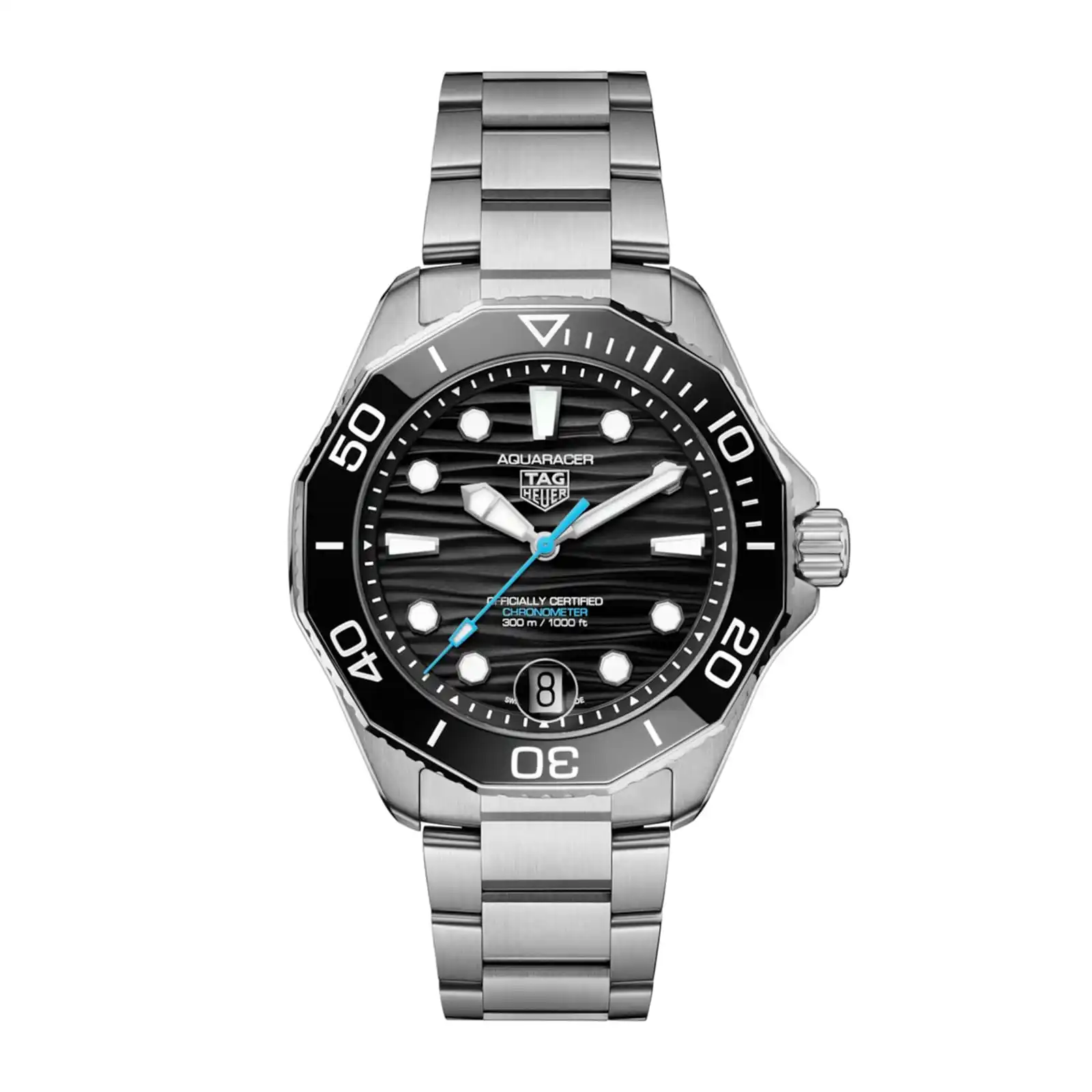s2cdzx3vgfz.webp TAG Heuer Aquaracer Professional 300 Date 42mm Mens Replica Black WBP5110.BA0013 - Image 1