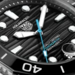 TAG Heuer Aquaracer Professional 300 Date 42mm Mens Replica Black Rubber WBP5110.FT6257 - Image 3