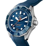 TAG Heuer Aquaracer Professional 300 Date 42mm Mens Replica Blue Rubber WBP5111.FT6259 - Image 2