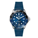 TAG Heuer Aquaracer Professional 300 GMT 42mm Mens Replica Blue Rubber WBP5114.FT6259
