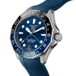 TAG Heuer Aquaracer Professional 300 GMT 42mm Mens Replica Blue Rubber WBP5114.FT6259 - Image 2