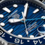 TAG Heuer Aquaracer Professional 300 GMT 42mm Mens Replica Blue Rubber WBP5114.FT6259 - Image 3