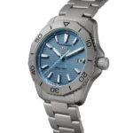 TAG Heuer Aquaracer Professional 200 Solargraph Titanium 40mm Mens Replica Blue WBP1182.BF0000 - Image 2