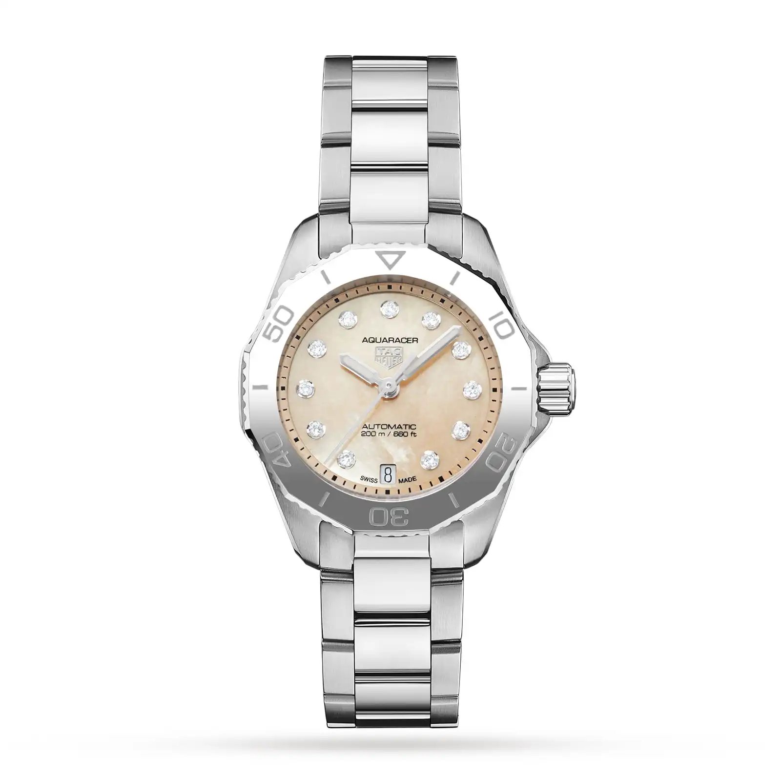 kdjsazoanpw.webp TAG Heuer Aquaracer Professional 200 30mm Ladies Replica Caramel WBP2417.BA0622 - Image 1