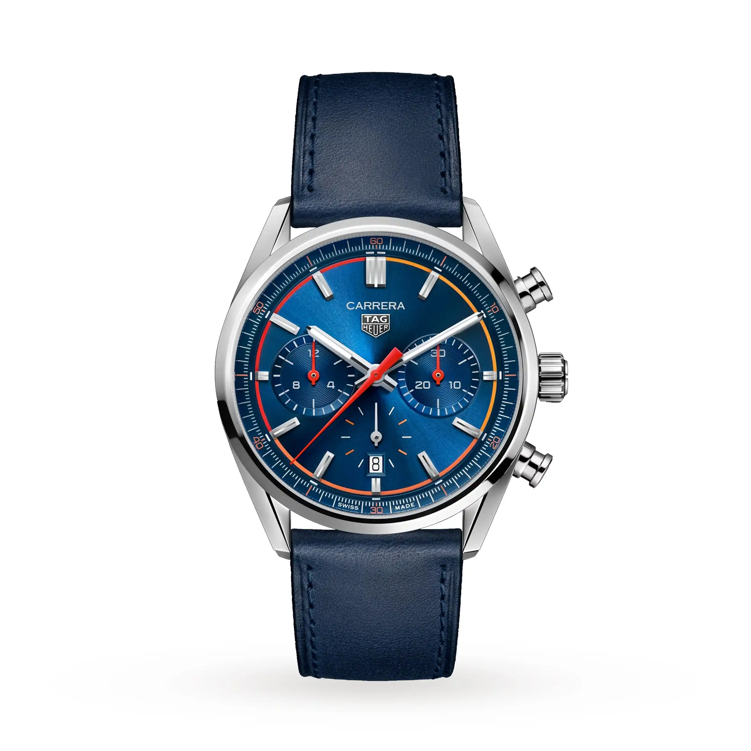 1iwjegqtr2b.webp TAG Heuer Carrera Chronograph 42mm Mens Replica Blue CBN201D.FC6543 - Image 1