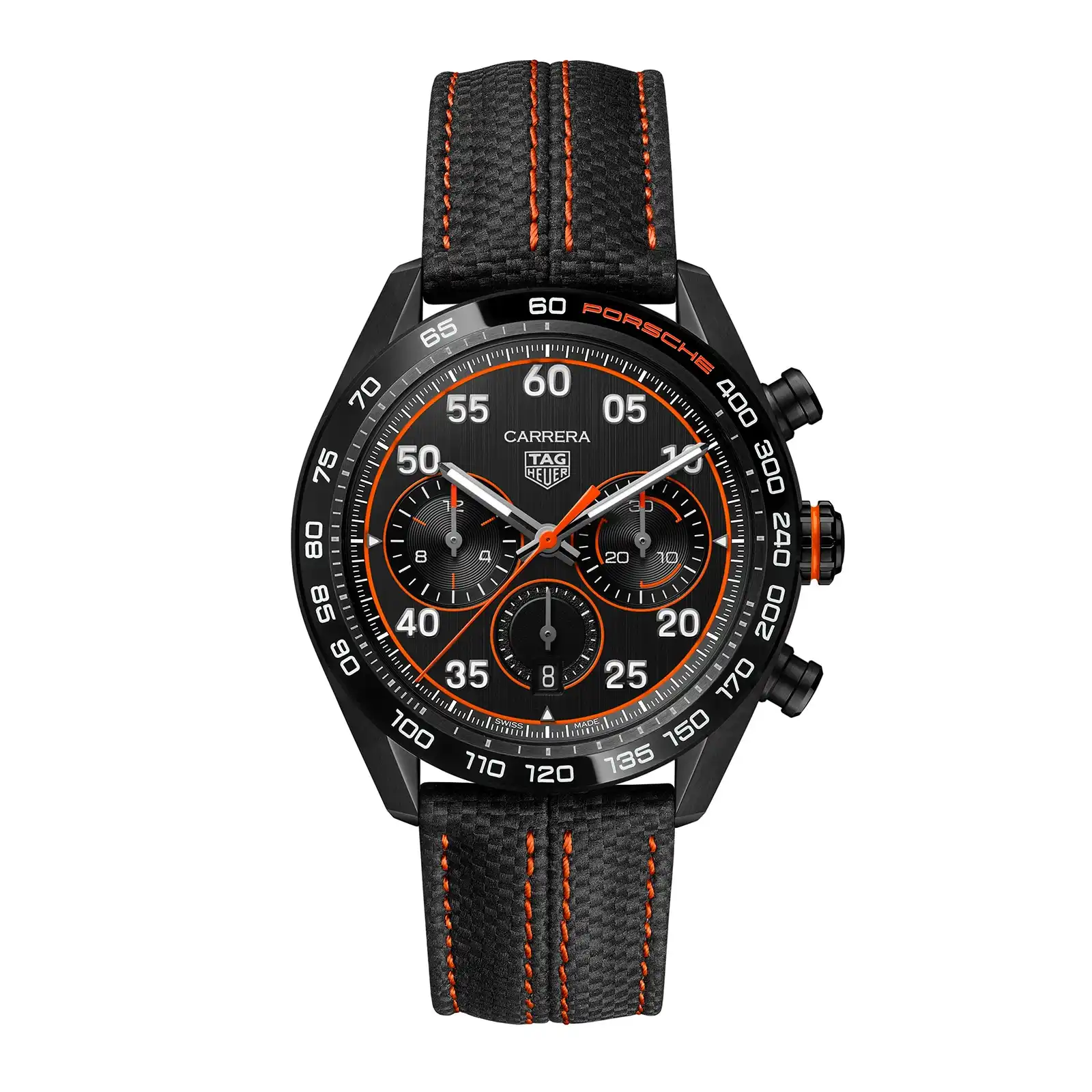 23dmywkxrlv.webp TAG Heuer Chronograph X Porsche Orange Racing CBN2A1M.FC6526 - Image 1