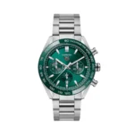 TAG Heuer Carrera Chronograph 44mm Mens Replica Green Stainless Steel CBN2A1N.BA0643