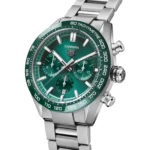 TAG Heuer Carrera Chronograph 44mm Mens Replica Green Stainless Steel CBN2A1N.BA0643 - Image 2