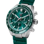 TAG Heuer Carrera Chronograph 44mm Mens Replica Green Rubber CBN2A1N.FT6238 - Image 2