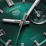 TAG Heuer Carrera Chronograph 39mm Mens Replica Green CBS2211.FC6545 - Image 3