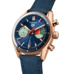 TAG Heuer Carrera Skipper Chronograph 39mm Mens Replica Blue CBS2241.FN8023 - Image 2