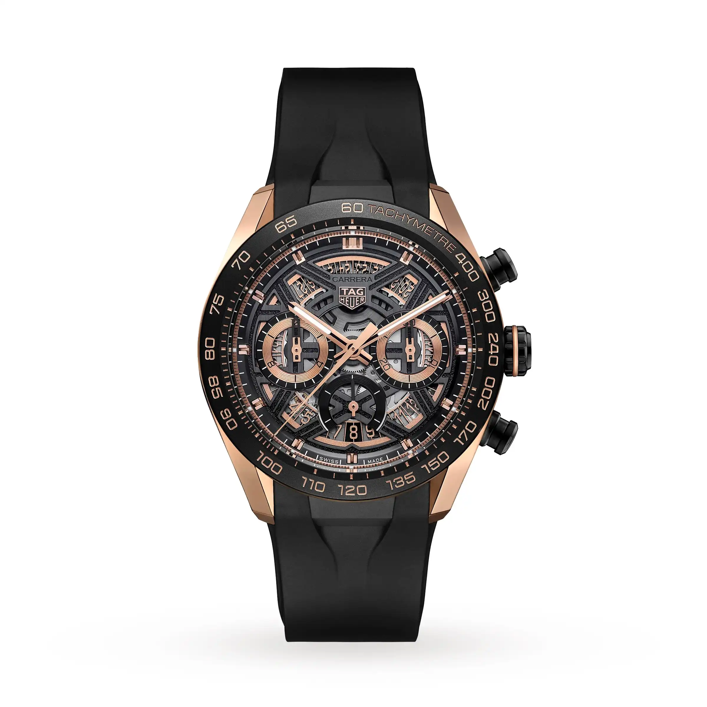 xtko0zfz0sv.webp TAG Heuer Carrera Chronograph Extreme Sport 44mm Mens Replica Gold CBU2050.FT6273 - Image 1
