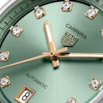 TAG Heuer Carrera Date 36mm Ladies Replica Green Diamond Dot WBN2317.BA0001 - Image 3