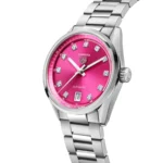 TAG Heuer Carrera Date 36mm Ladies Replica Pink Diamond Dot WBN2318.BA0001 - Image 2