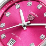 TAG Heuer Carrera Date 36mm Ladies Replica Pink Diamond Dot WBN2318.BA0001 - Image 3