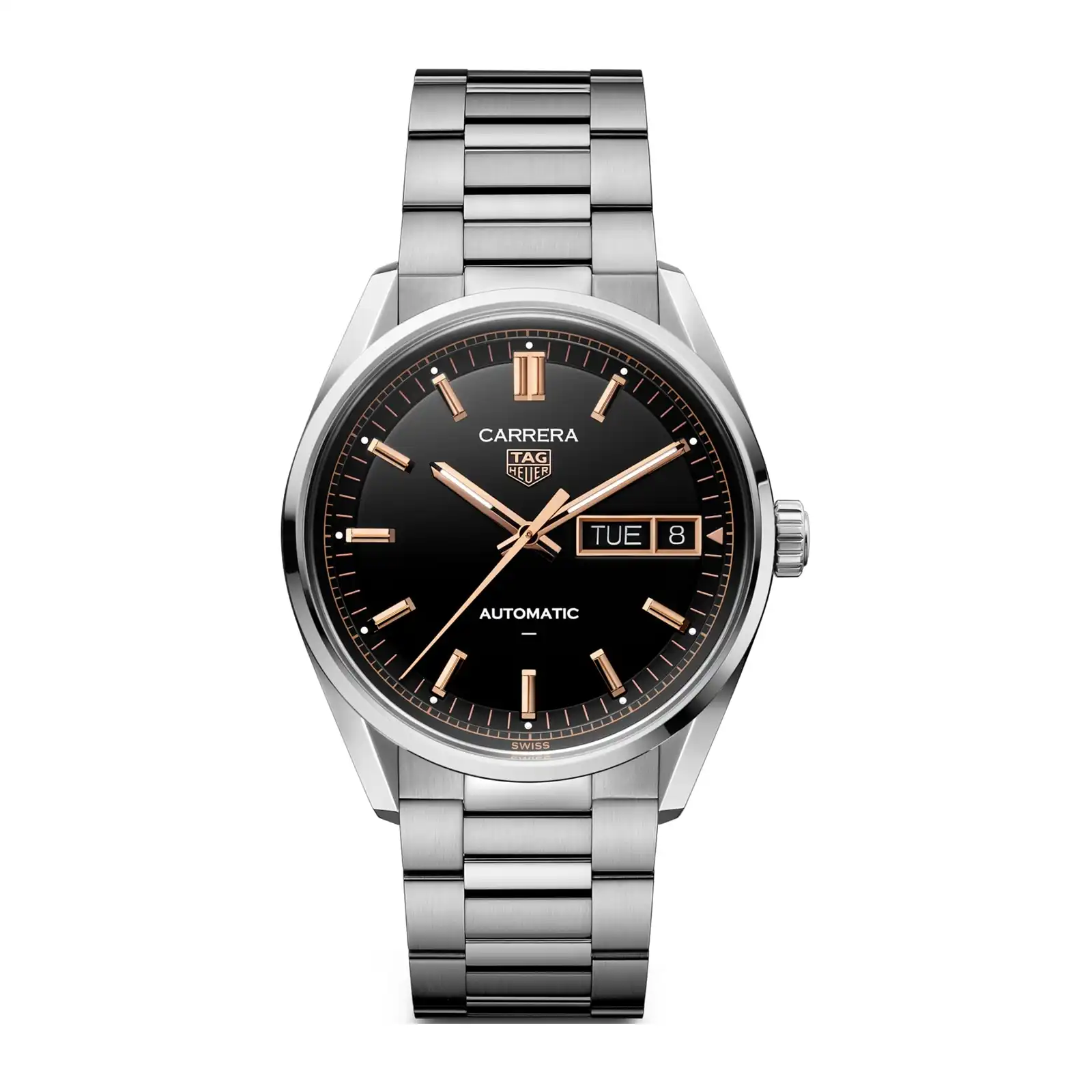 io3njxynbgu.webp TAG Heuer Carrera Day-Date 41mm Mens Replica Black WDA2111.BA0043 - Image 1