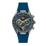 TAG Heuer Carerra Chronograph Tourbillon Extreme Sport X Senna 44mm Limited Editon Mens Replica Blue CBU5081.FT6274