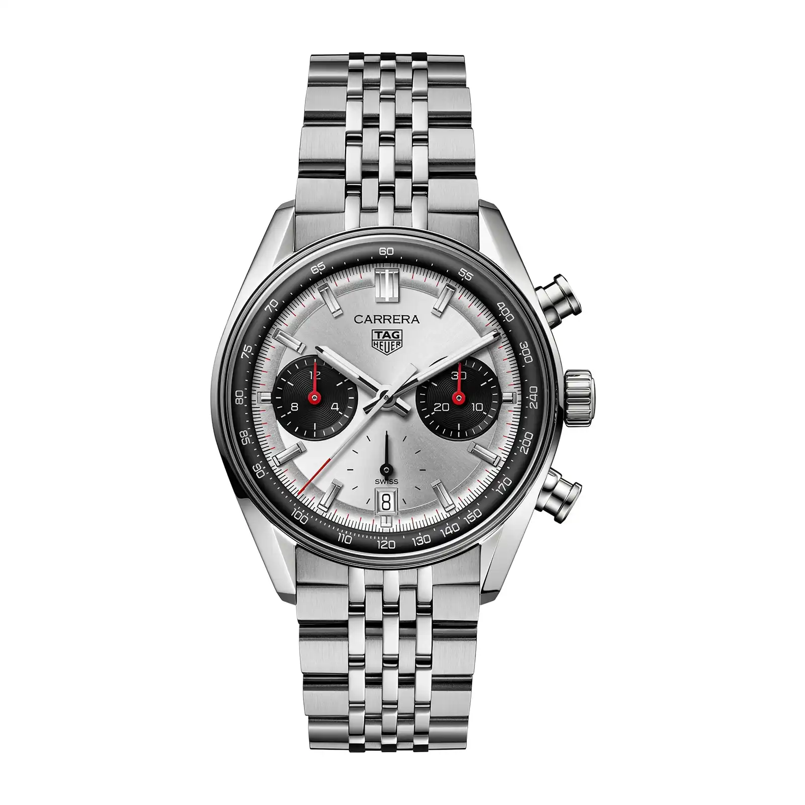 gqmwyhcfaiu.webp TAG Heuer Carrera Chronograph 39mm Mens Replica Silver CBS2216.BA0048 - Image 1