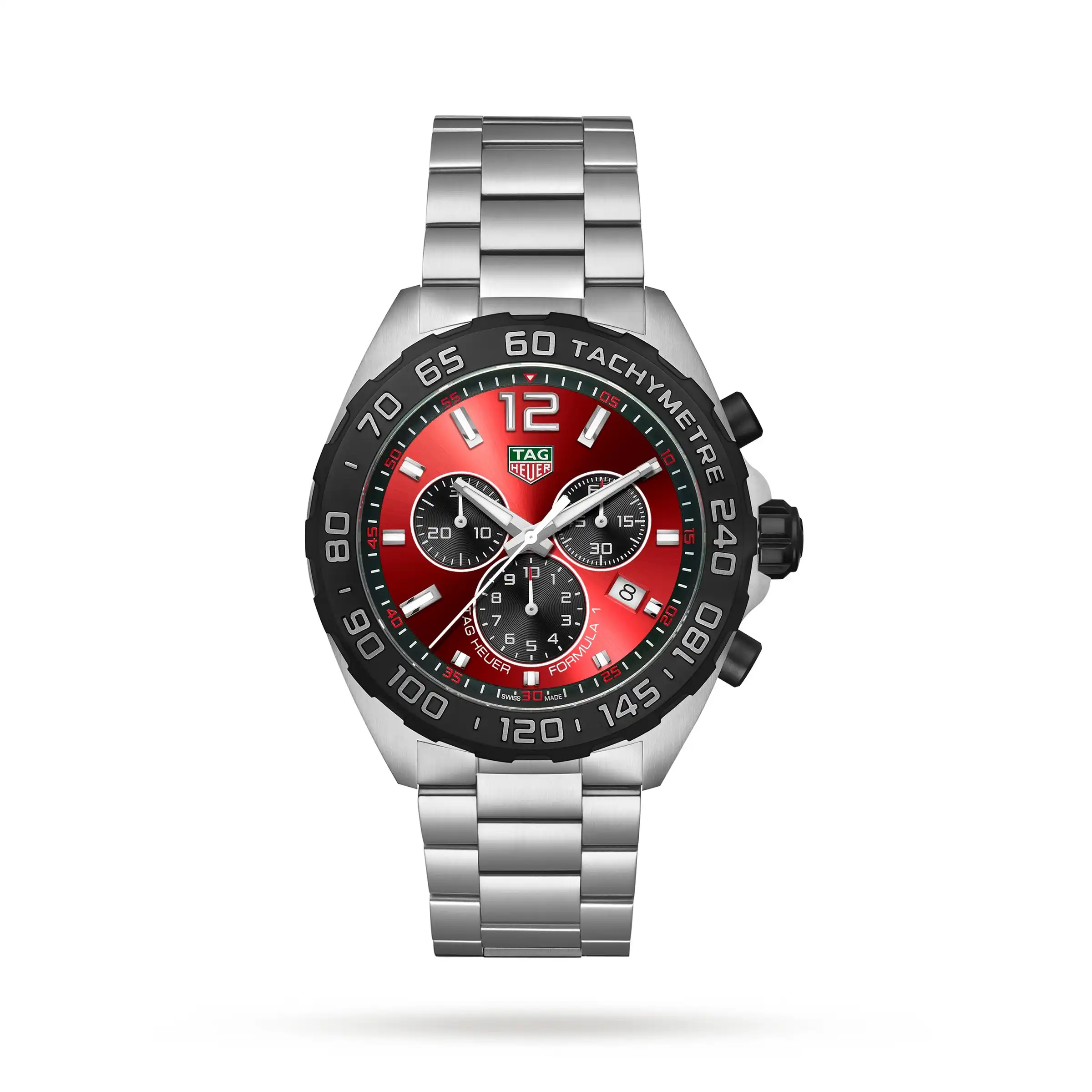 wmskybapren.webp TAG Heuer Formula 1 Quartz Chronograph 200M 43mm Mens Replica Red CAZ101AN.BA0842 - Image 1