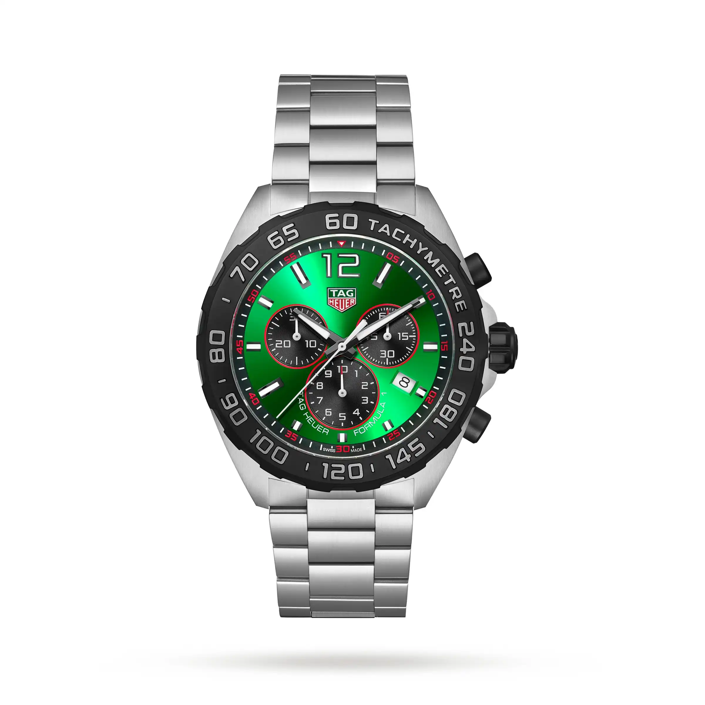 ixzvt25biqm.webp TAG Heuer Formula 1 Quartz Chronograph 200M 43mm Mens Replica Green CAZ101AP.BA0842 - Image 1